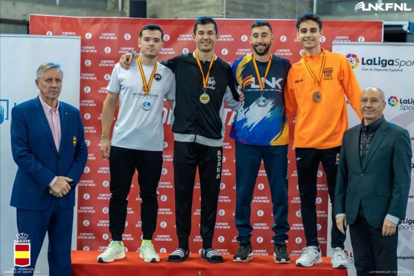 Gran actuación navarra en la Final de la Liga Nacional de Kárate 2022, celebrada en A Coruña